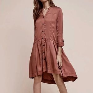 Anthropologie Holding Horses Oversize Button Front Swing Dress Jacket 2